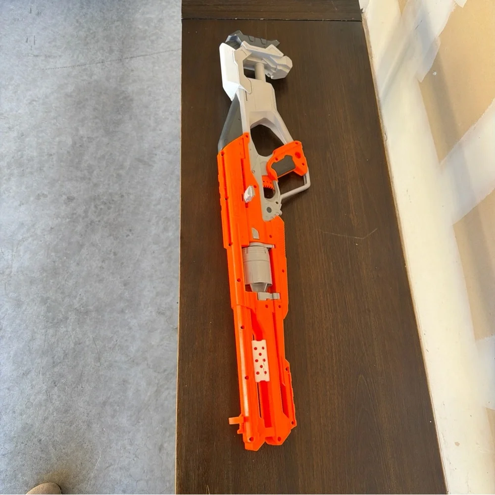Nerf AccuStrike Orange and Gray Blaster